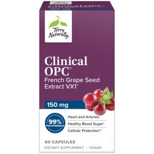 Clinical OPC French Grape Seed Extract 150mg 60 ct