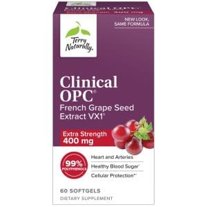 Clinical OPC French Grape Seed Extract 400mg Extra Strength 60 ct