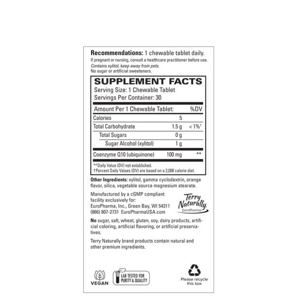CoQ10 Enhanced Absorption 30 ct