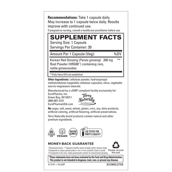 Red Ginseng Energy 30 ct